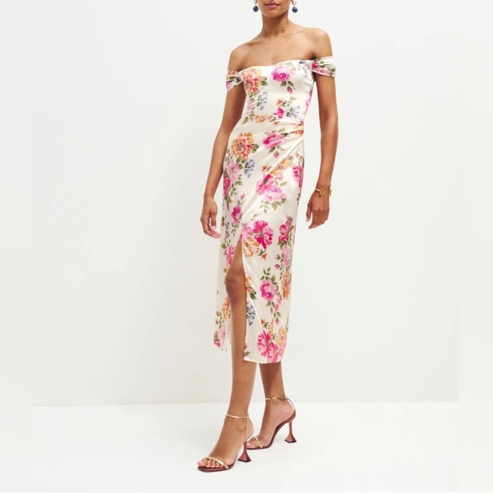 Reformation Genesis Silk Dress sz 0